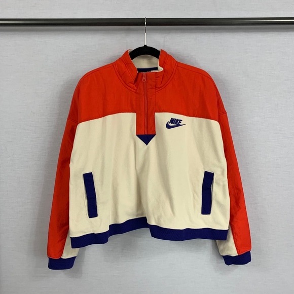 Nike Tops - Nike 1/2 Zip Fleece Colorblock Pullover